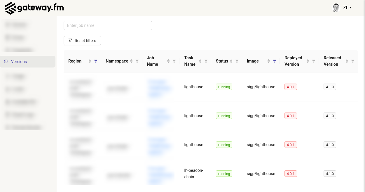 Gateway.FM in-house tool